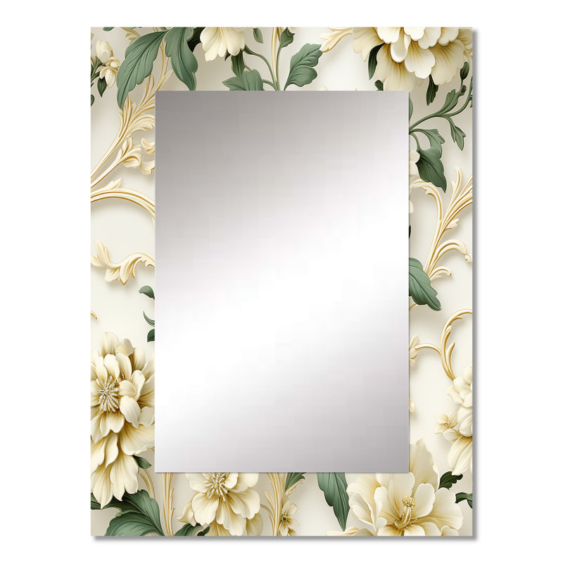 Howell, motif floral victorien en treillis Howell, 32 po x 24 po
