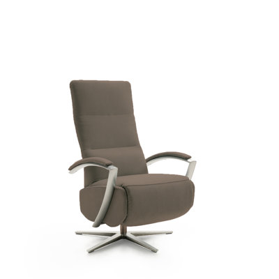 Amalgre Upholstered Swivel Recliner