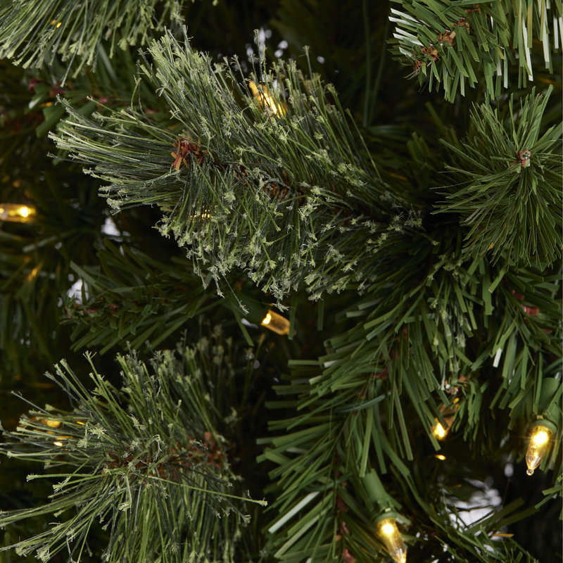 5-Foot Green Artificial Christmas Tree with Color-Changing LED Lights