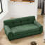 Animal de compagnie pour grands chiens au design confortable - Lin gris foncé et accoudoirs mi-mous au tissu-130917071