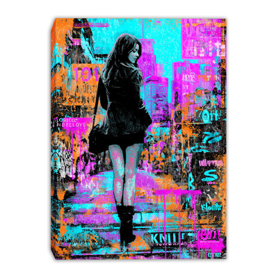 Art floral sur toile tendue