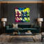 Art mural rouge sur toile-1276270507