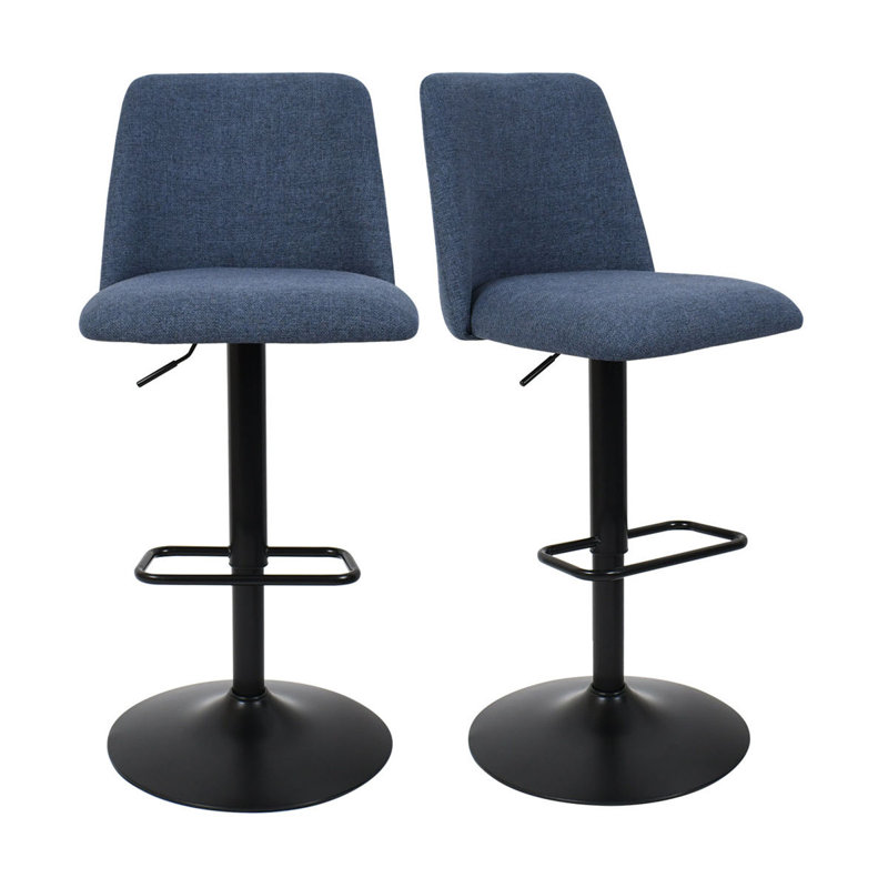 Tabouret de comptoir Adiza, Bleu