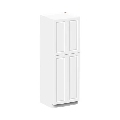 CASAINC Ready-to-Assemble W30"x D27"x H90" Kitchen Tall Pantry Cabinet