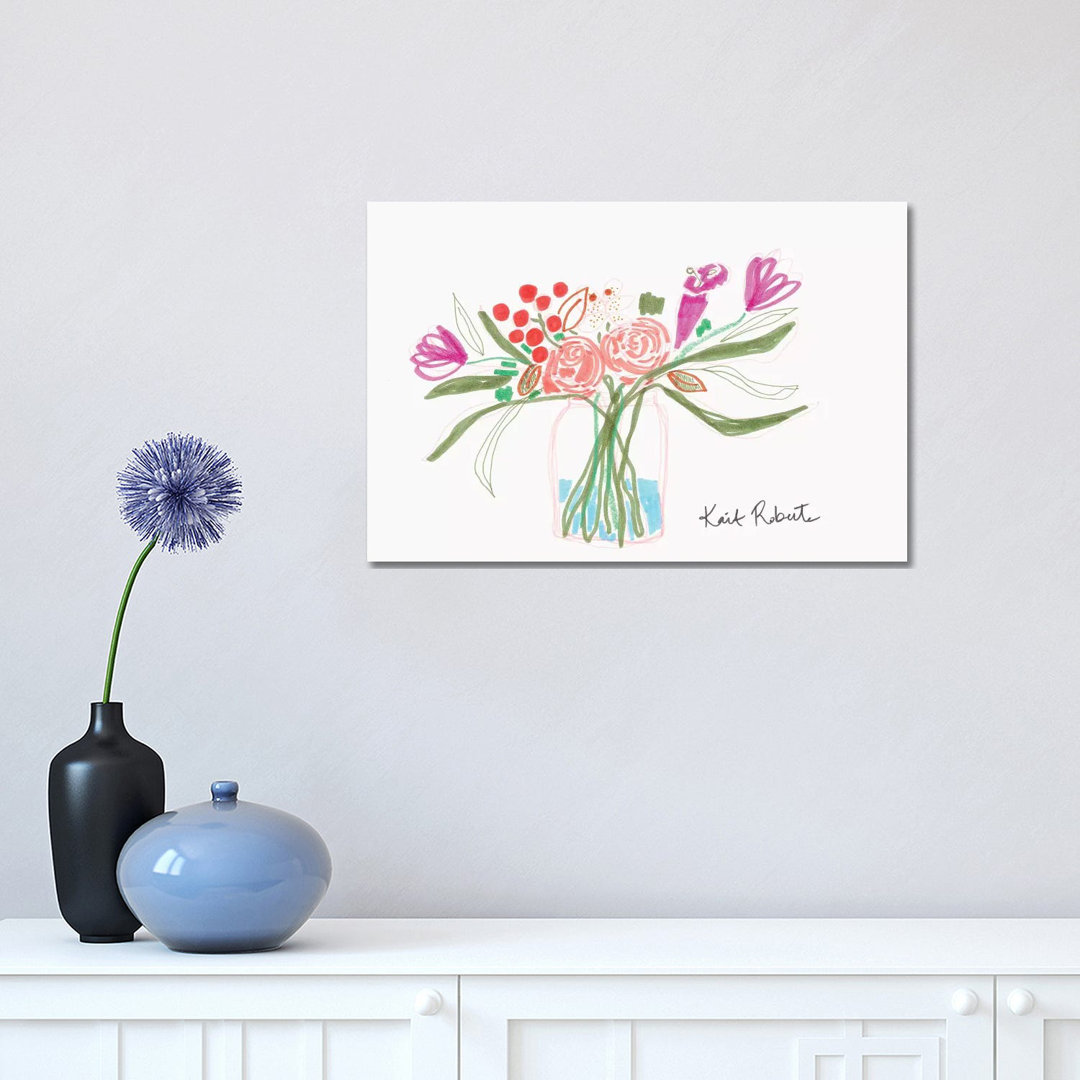 Bouquet For Carle by Kait Roberts - Wrapped Canvas Gallery-Wrapped Canvas GiclÃ©e