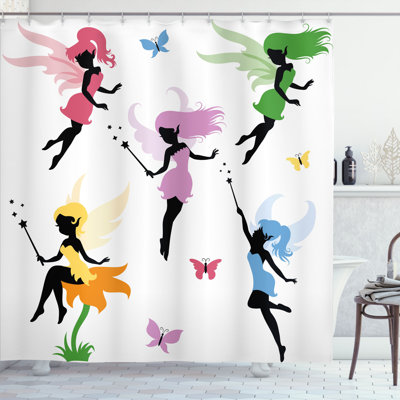 Shower Curtain with Hooks Included