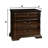 Transitional Nightstand With Cherry Finish, Felt-Lined Top Drawer, And Ball Bearing Glide For Bedroom | Gift Idea