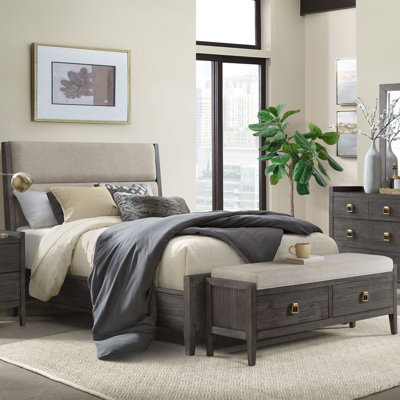 Raavi Solid Wood Platform Bed