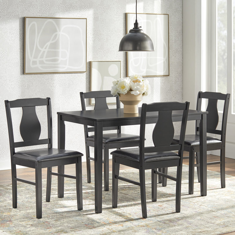 Ensemble repas 5 pièces Ballast, Noir