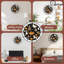 Horloge d'Halloween, personnages mignons, citrouilles