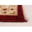 Tapis rouge foncé Peshawar Oushak 6 pi 1 po x 9 pi 4 po