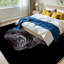 Tapis d'intérieur noir lavable à la machine, mignon animal de compagnie, bouledogue-133456740