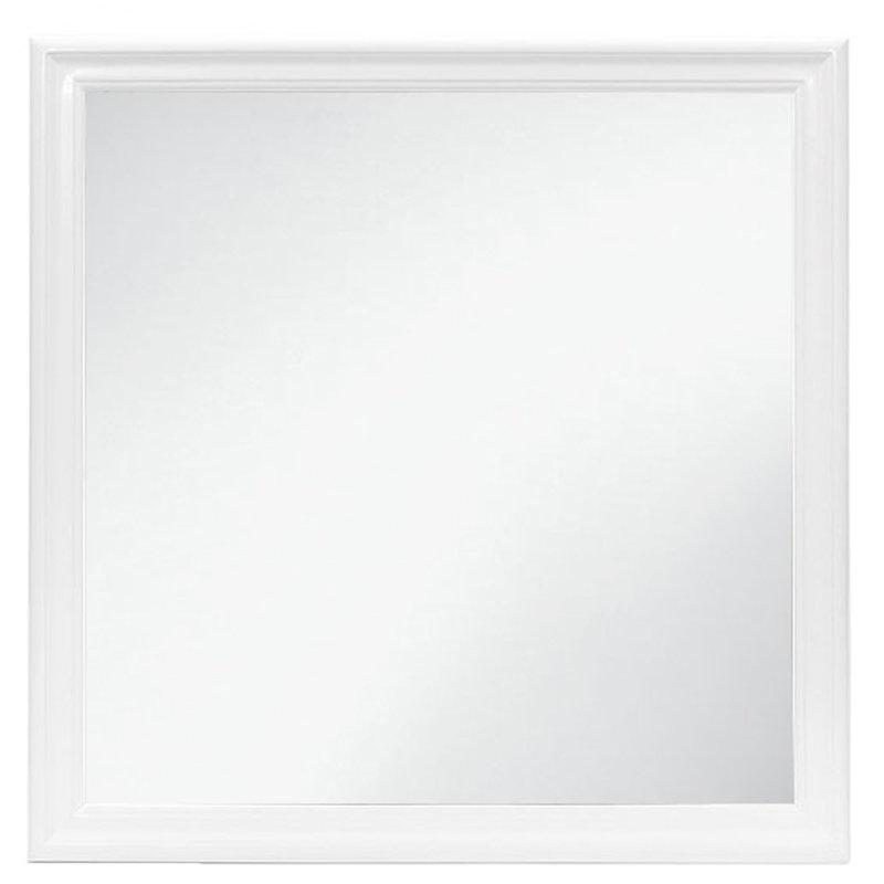 Miroir Charlston, Blanc