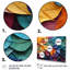 «Colorful Leaves Collage III - Leaves», reproduction sur toile encadrée-18099333-18099329