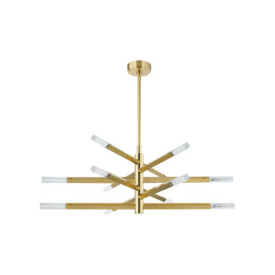 Lustre Strasbourg en laiton vieilli