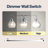 Gilbertson Metal/Seeded Glass Vanity Light-119335090-123430034