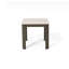 Table d'appoint d'extérieur 1 pièce en aluminium brun Nimbus
