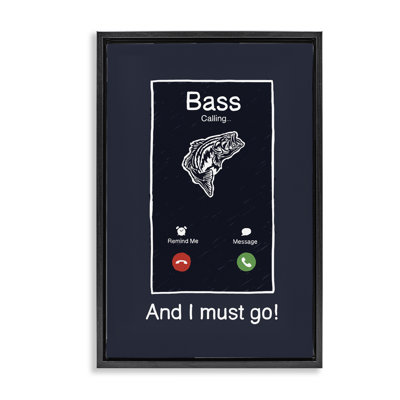 Cadre flottant Bass Is Calling Must Go, design par Jedco Brands, Inc.