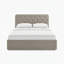 Haiden Upholstered Ottoman Bed Frame - Deep Button Tufted Headboard Design  -1396322454-1396322448