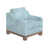 Similicuir bleu est en rupture de stock