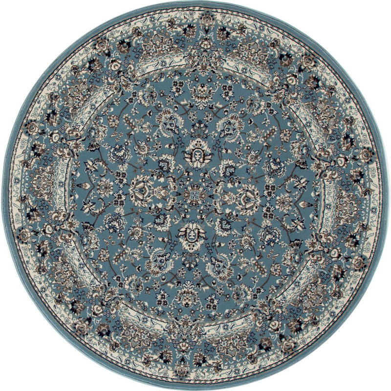 Tapis oriental multicolore Lang, Rond 5 pi 3 po