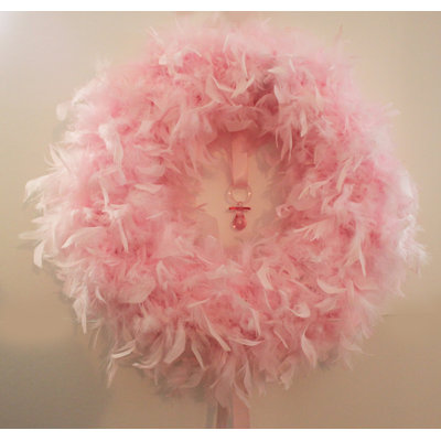23" Feather  Wreath