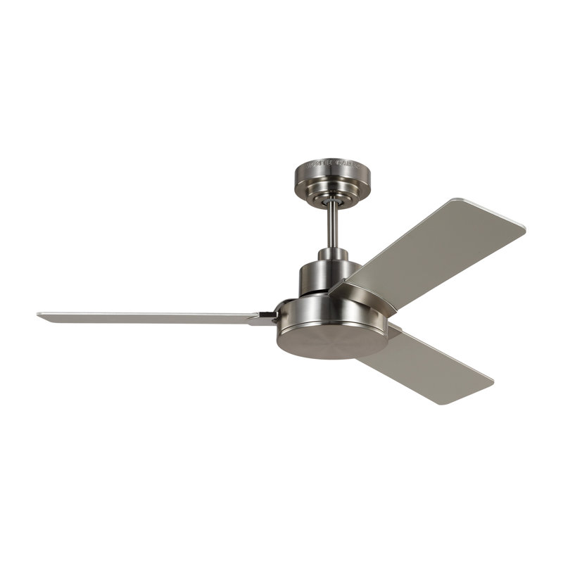 Elvis 44'' Ceiling Fan, Brushed Steel