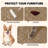 Medium-Sized Reversible Waterproof Dog Blanket - Camel/Beige - Stylish and Functional