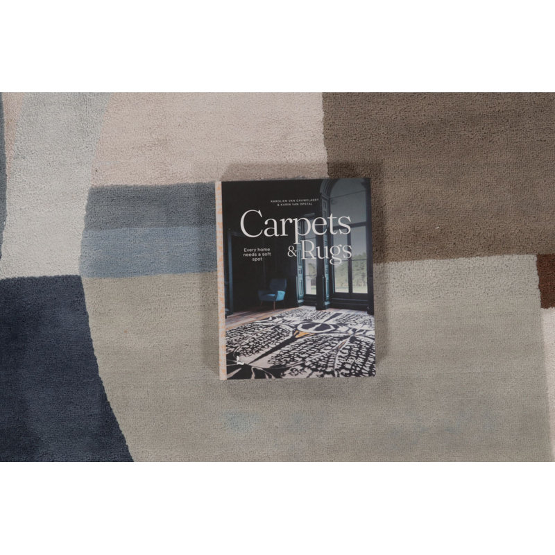 Mid Century Modern Handmade Wool Area Rug