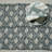 Hand Block Print Cotton Waffle Hand Towels - Perfect Blend of Style & Functionality for Your Bathroom "Dhruv", Gray