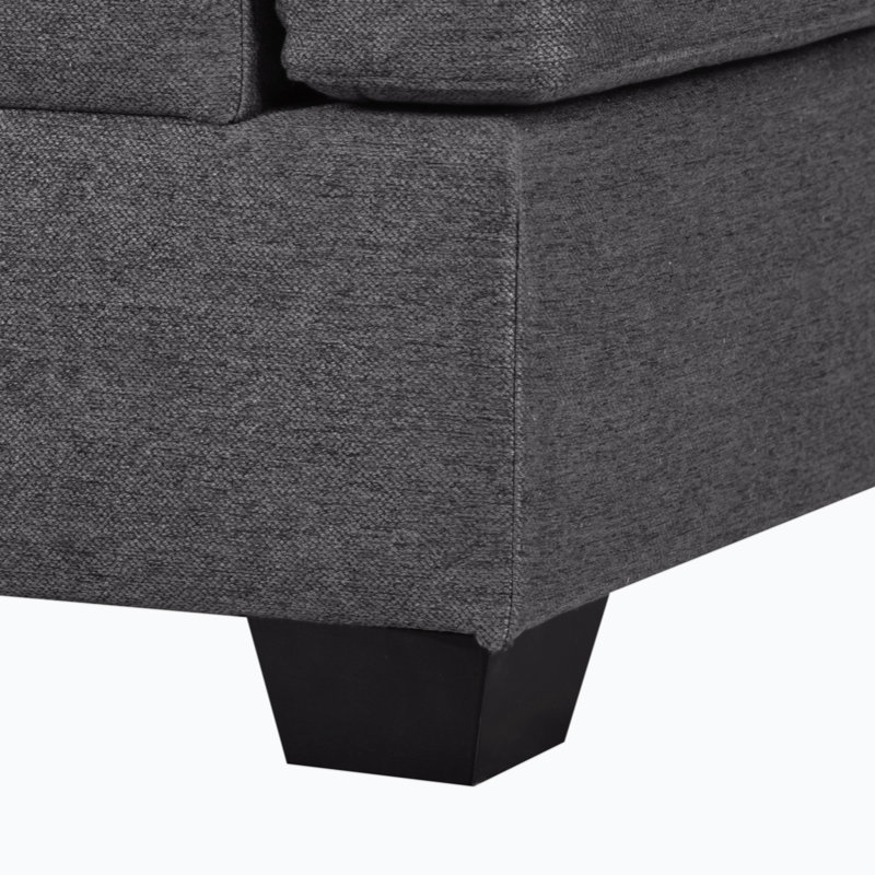 Canapé Duchein 125,6 po, Polyester gris