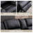 Vardie Faux Leather Power Reclining Sectional-100537850