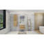 Ensemble de meuble-lavabo mural simple 24 po Boubacar-1024940454