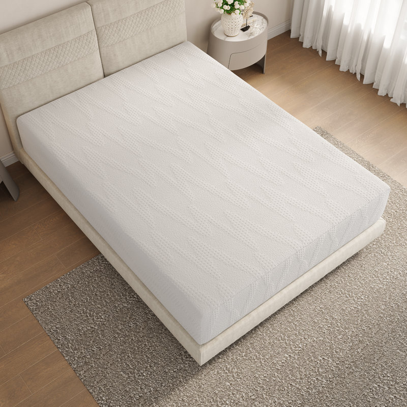 Matelas en mousse viscoélastique gélifiée mi-ferme, Grand lit, 12"
