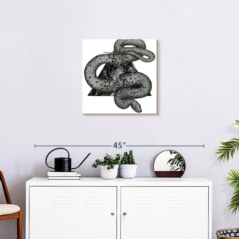 Crowle Cosmic Snake, 20" H x 20" W