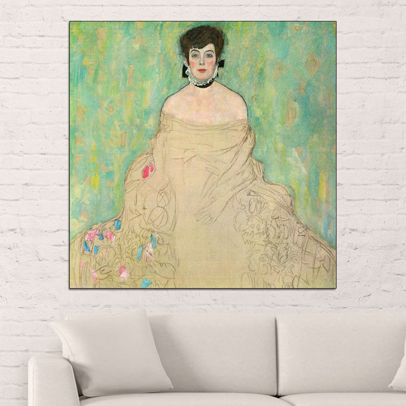 Gustav Klimt - Wrapped Canvas Painting, 100cm H x 100cm W x 1.8cm D