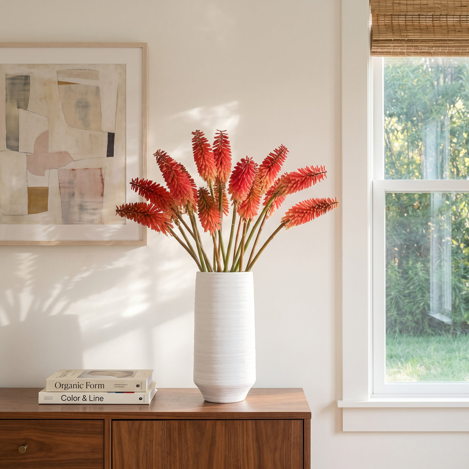 Canella Table Vase, 20" H x 9" W x 9" D