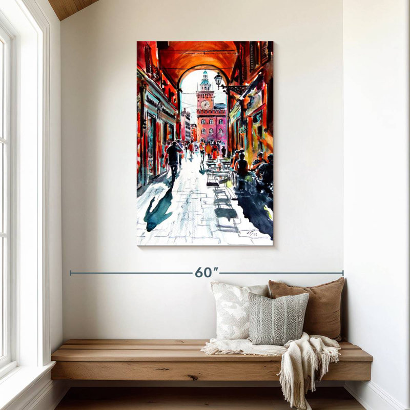 Aime Bologna, 45" H x 30" W
