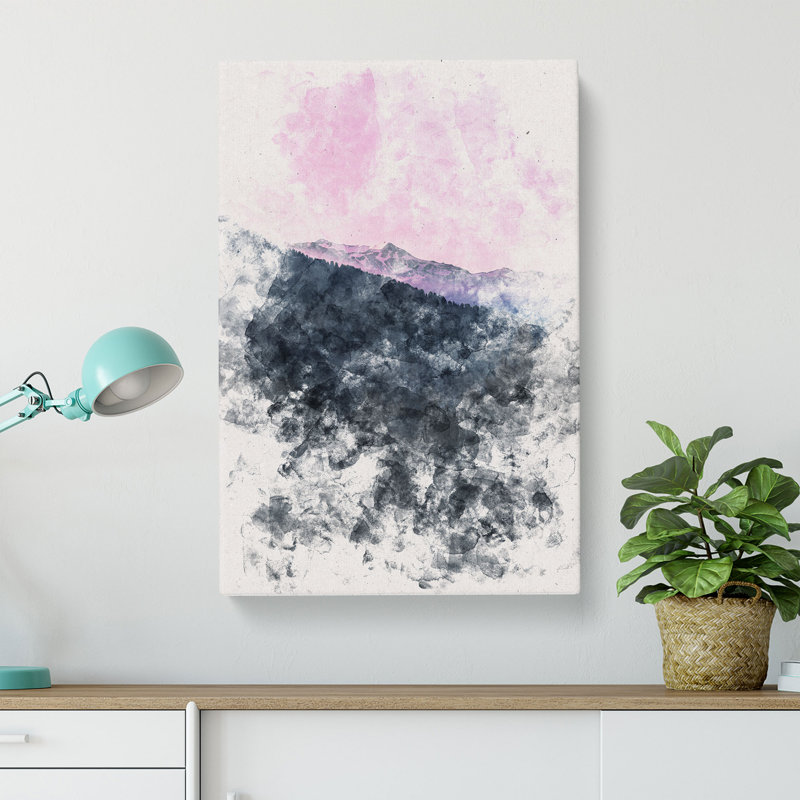 Purple Sunset - Wrapped Canvas, 50cm H x 35cm W x 3cm D