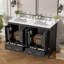 Meuble-lavabo 48 po avec lavabo encastré intégré-1319697047