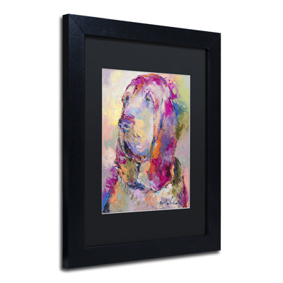« sang hound », impression sur toile