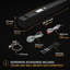 Éclairage linéaire à DEL de qualité commerciale, à intensité variable, 120 V / 277 V, 40 W lumineux de 4 600 LM, anti-éblouissant, connectable, atelier à domicile et garage, noir, paquet de 4-114773762-130166967-130166968