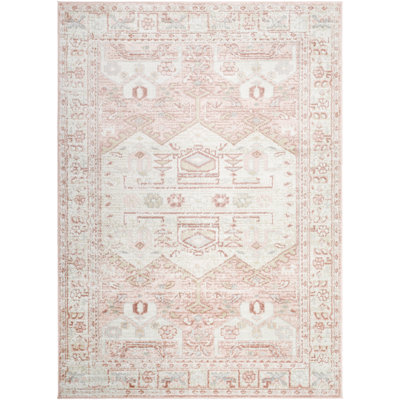 Tapis rose / blanc Giunta