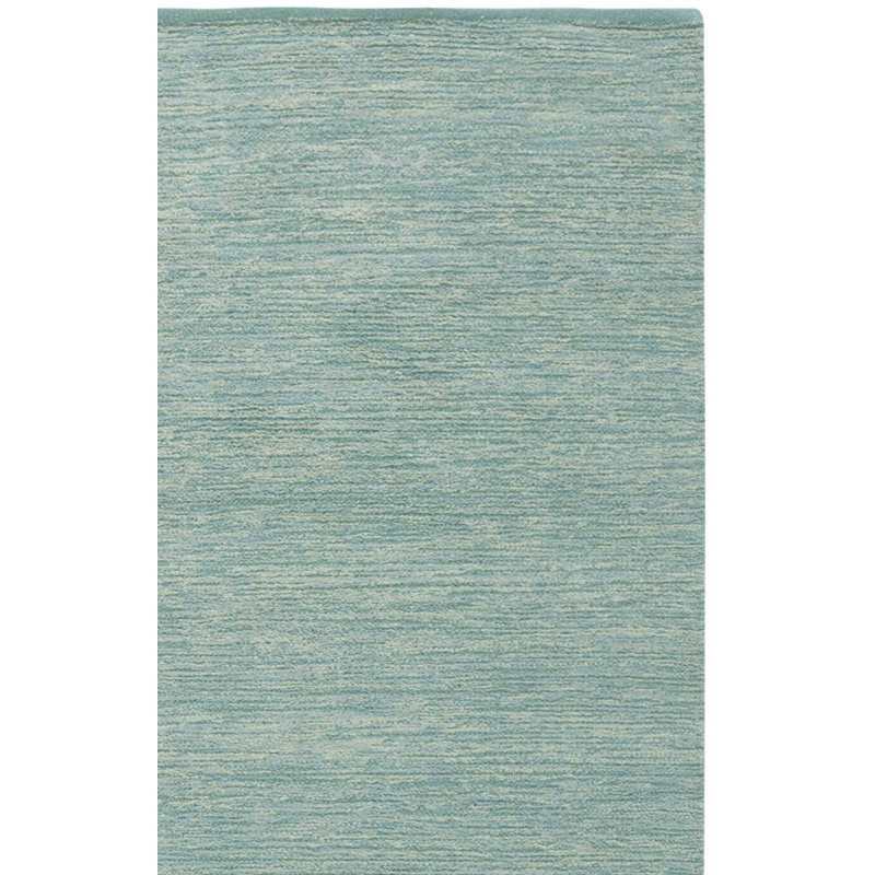 Quinte Handtufted Recycled Cotton & Viscose Rug in Green, Runner 2'3" x 8'