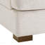 Fauteuil surdimensionné rembourré beige