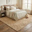 Tapis d'intérieur en mélange de jute / laine tissé à plat à la main Baseeth-87054465