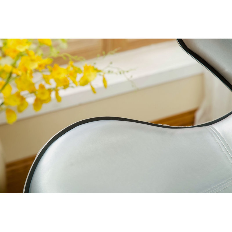 Ensemble de 2 tabourets de bar Upholstery Airlift, Argent argent