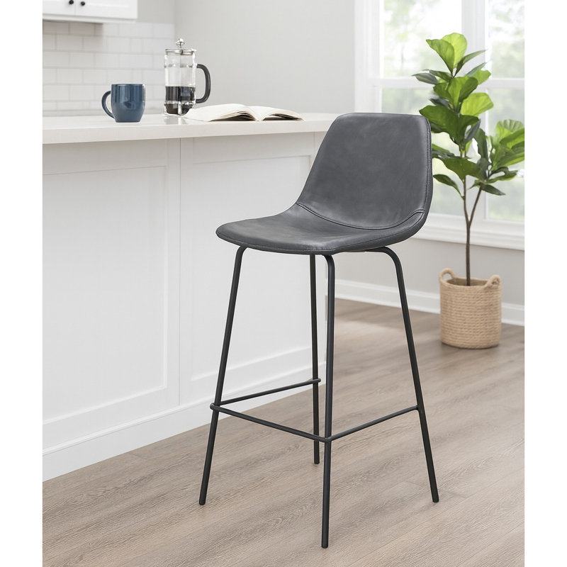 Tabouret de comptoir 25,5 po Nunley, Gris