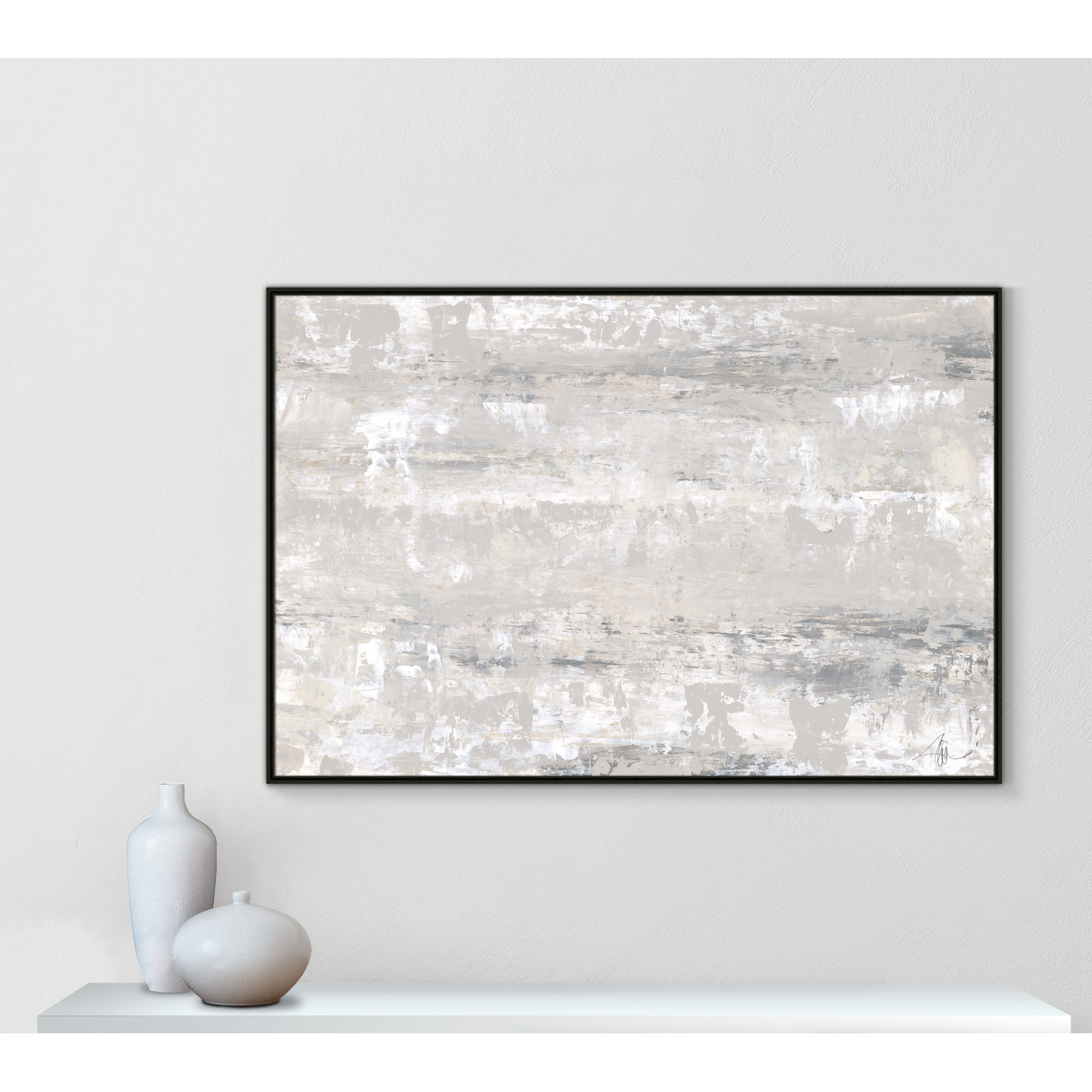 Desert Winds by Filippo Ioco - Print, Espresso Framed Canvas, 41.5" H x 61.5" W x 2" D