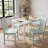 Solid Wood Space Saving Kitchen Dining Set-1432970624